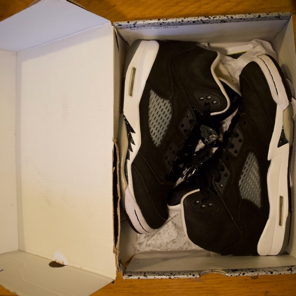 Air Jordan 5 Retro GS Oreo moonlight youth/kids 4.5Y preowned